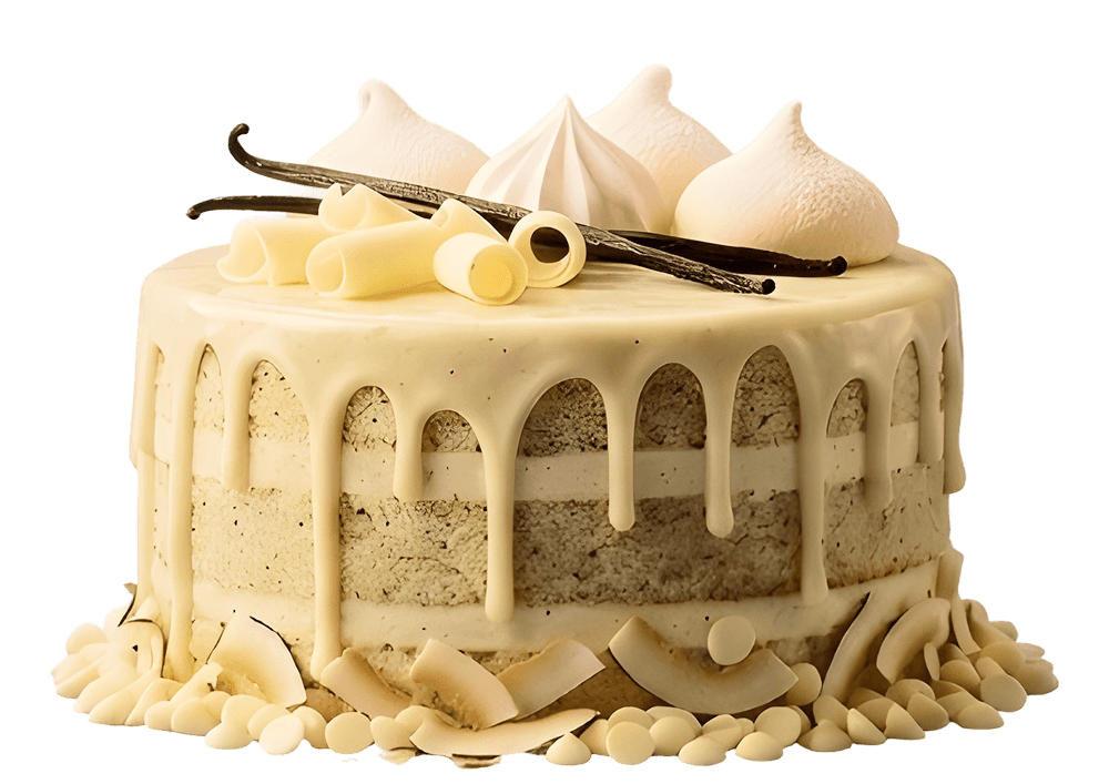 Delicious decorated cake