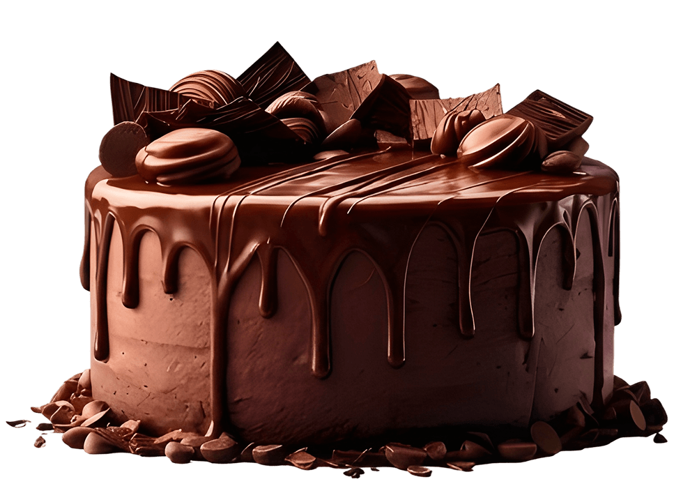 Delicious decorated cake