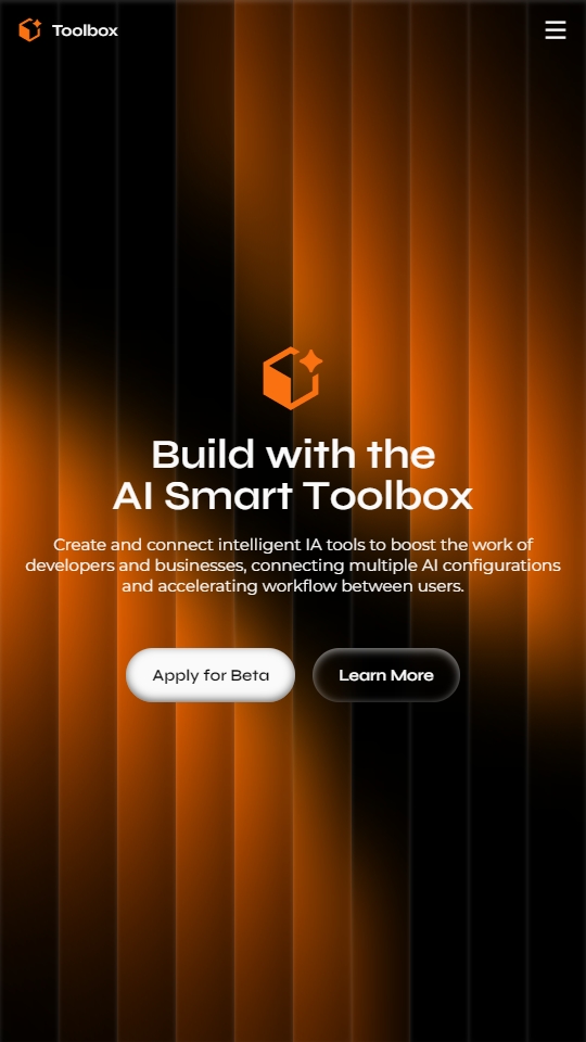 Toolbox AI Mobile View
