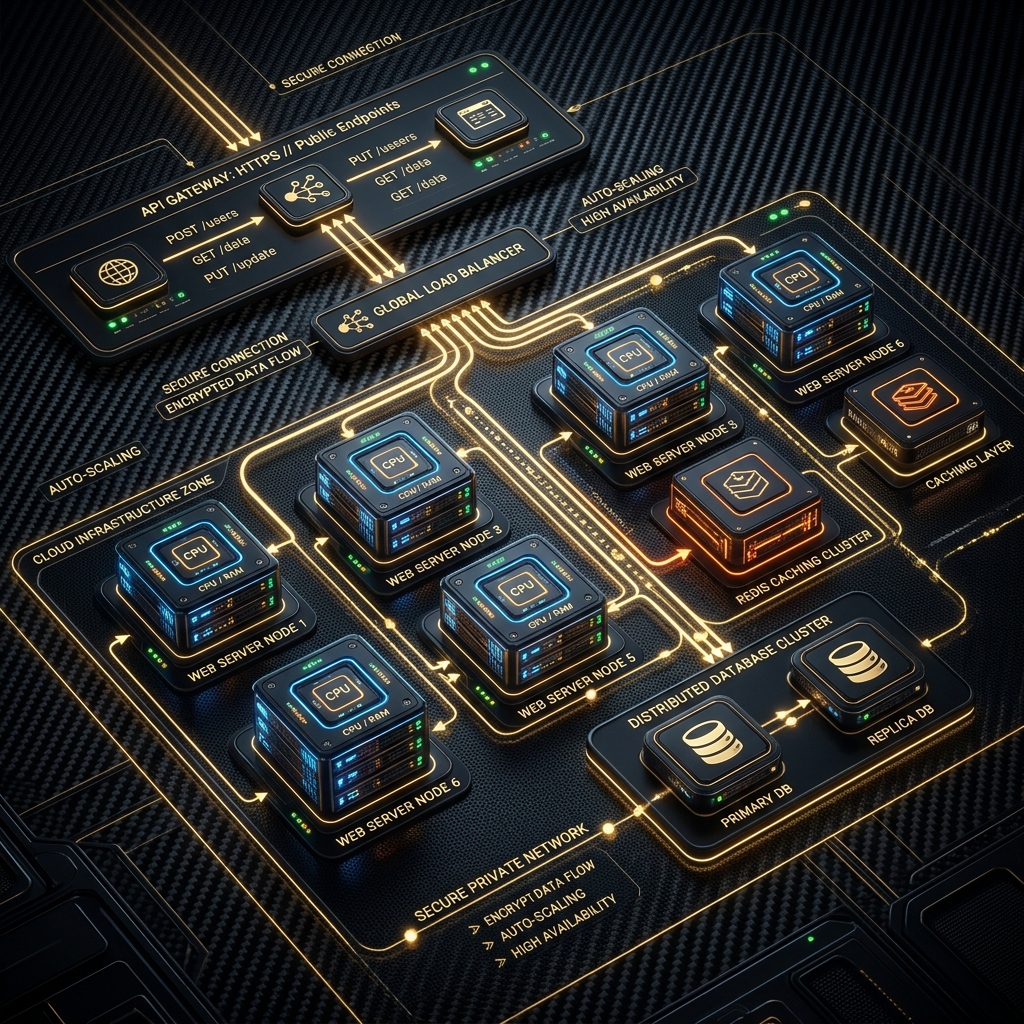 Cloud & API Integration Mockup